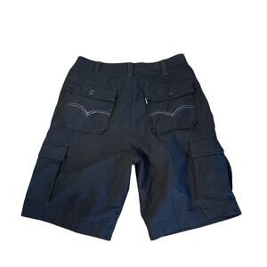 Levi's Carrier Black Cargo Relaxed Cotton Shorts Skater Grunge Pockets Men’s 36
